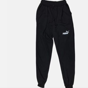 PUMA Men's Black Knit Jogger Pants
